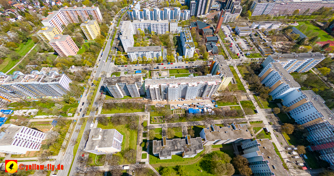 21.04.2023 - Baustelle der Großsanierung Kurt-Eisner-Straße in Neuperlach